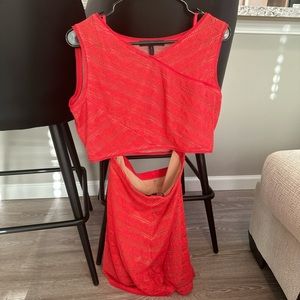 summer two piece skirt set